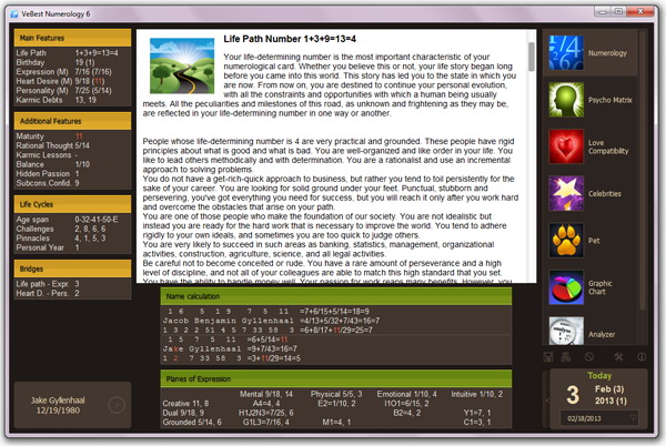VeBest Numerology 7.3.3 screenshot