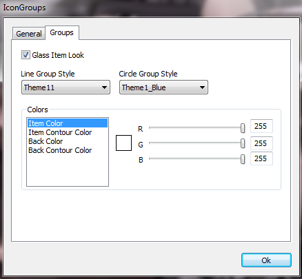 Best Icon Groups - Global settings